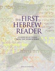 Cover of The first Hebrew reader by Unknown