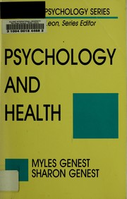 Front cover of Psychology and health by Myles Genest