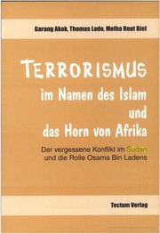 Front cover of Terrorismus im Namen des Islam und das Horn von Afrika by Melha Rout Biel