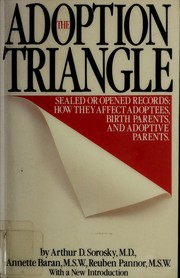 Cover of The adoption triangle by Arthur D. Sorosky