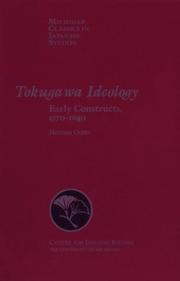 Front cover of Tokugawa ideology by Herman Ooms