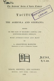 Front cover of The Agricola and Germania by P. Cornelius Tacitus