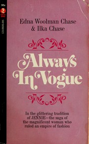 Cover of Always in Vogue by Edna Woolman Chase