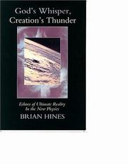 Cover of God's whisper, creation's thunder by Brian Hines