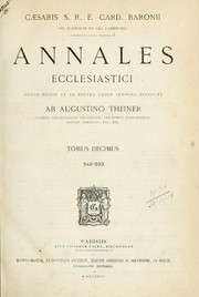Front cover of Annales ecclesiastici Caesaris Baronii ad an. 1517 vol. XXXI, 1877 by Cesare Baronio