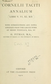 Cover of -- Annales by P. Cornelius Tacitus