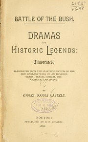Front cover of Battle of the Bush by Caverly, Robert Boodey