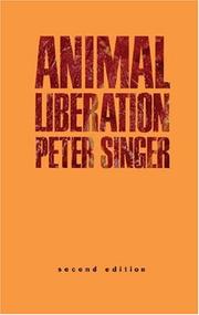 Cover of Animal liberation by Peter Singer