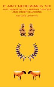 Cover of It Ain't Necessarily So by Richard C. Lewontin
