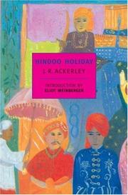 Cover of Hindoo holiday by J. R. Ackerley
