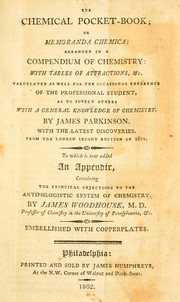 Front cover of The chemical pocket-book by James Parkinson