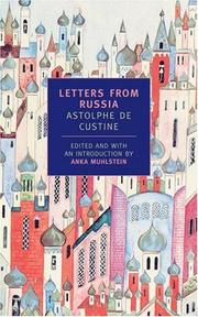Cover of Russie en 1839 by Astolphe marquis de Custine