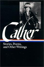 Front cover of Stories, poems, and other writings by Willa Cather