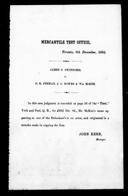 Cover of Mercantile Test Office by Unknown