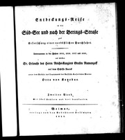 Front cover of Entdeckungs-Reise in die Süd-See und nach der Berings-Strasse zur Erforschung einer nordöstlichen Durchfahrt by Otto von Kotzebue