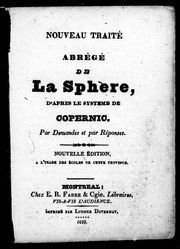 Front cover of Nouveau traité abrégé de La sphère, d'après le système de Copernic by Unknown