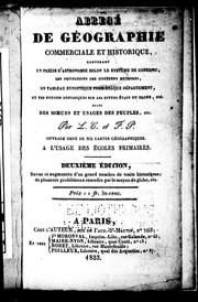 Front cover of Abrégé de géographie commerciale et historique by L. C.