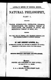 Front cover of Natural philosophy by John Herbert Sangster