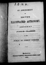 Front cover of An abridgement of Smith's illustrated astronomy by Unknown