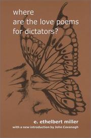 Front cover of Where are the love poems for dictators? by E. Ethelbert Miller