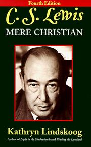 Cover of C.S. Lewis, mere Christian by Kathryn Ann Lindskoog