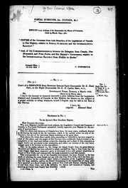 Front cover of Postal subsidies, &c., Canada &c by Intercolonial Railway (Canada)