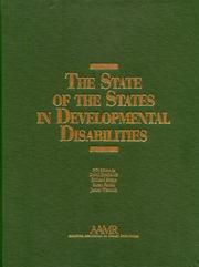 Cover of The state of the states in developmental disabilities by David L. Braddock