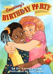 Front cover of Courtney's Birthday Party by Loretta Long