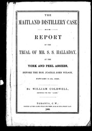 Front cover of The Maitland distillery case by Sherman Smith Halladay