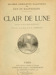 Cover of Clair de lune by Guy de Maupassant