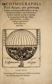 Cover of Cosmographia Petri Apiani by Peter Apian