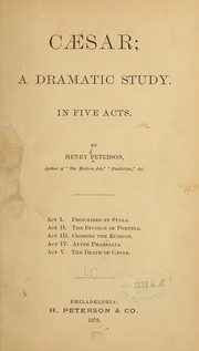 Cover of Cæsar by Henry Peterson