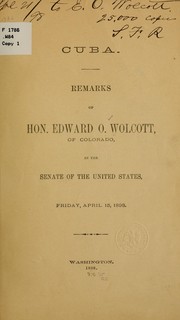 Cover of Cuba by Edward O[liver] Wolcott