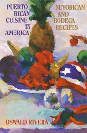 Front cover of Puerto Rican cuisine in America by Oswald Rivera
