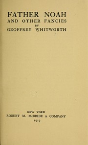 Cover of Father Noah and other fancies by Whitworth, Geoffrey Arundel