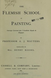 Cover of La peinture flamande by Alphonse-Jules Wauters