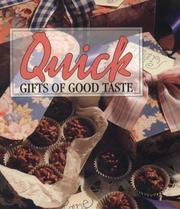 Front cover of Quick gifts of good taste by Leisure Arts 7138