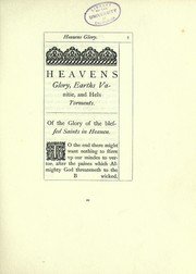 Front cover of Heavens glory seeke it &c by Samuel Rowlands