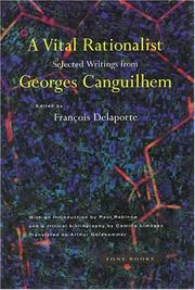 Cover of A vital rationalist by Georges Canguilhem