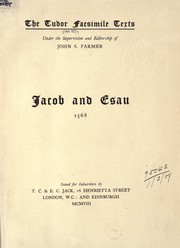 Cover of Jacob and Esau.  1568 by Unknown