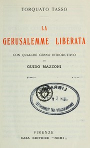 Front cover of La Gerusalemme liberata by Torquato Tasso
