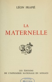 Cover of La maternelle by Léon Frapié