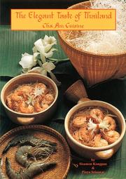 Front cover of The elegant taste of Thailand by Pinyo Srisawat