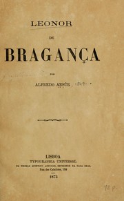 Front cover of Leonor de Bragança by Alfredo Ansúr