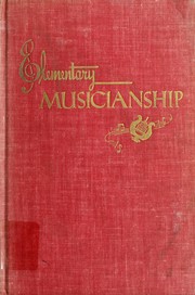 Cover of Elementary musicianship by Alvin Bauman