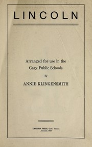 Cover of Lincoln by Annie Klingensmith