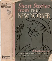 Front cover of Short stories from the New Yorker, 1925-1940 by New Yorker.