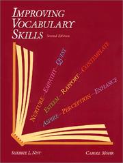 Front cover of Improving vocabulary skills by Sherrie L. Nist