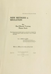 Front cover of New methods in education by James Liberty Tadd