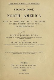 Front cover of North America by Ralph S. Tarr